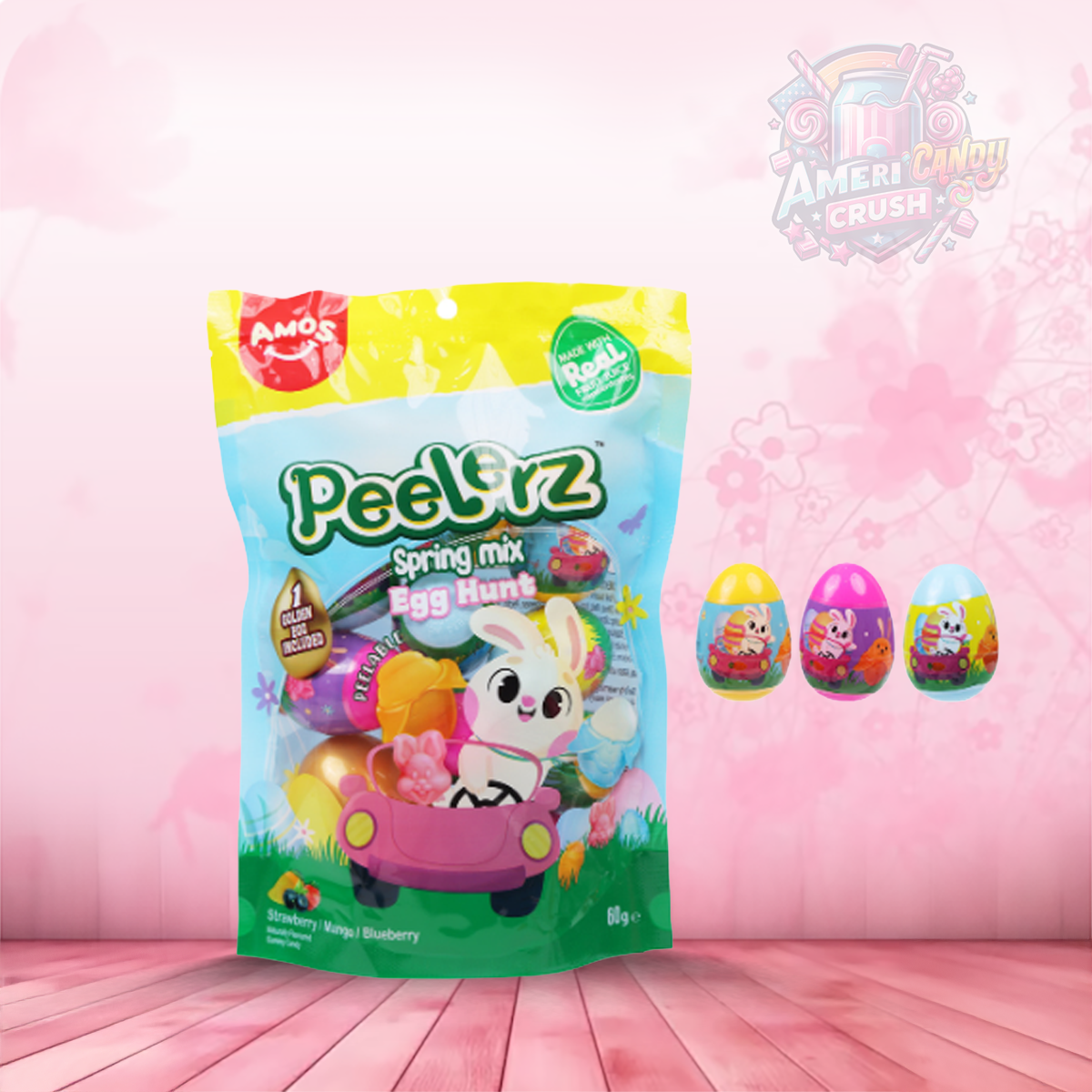 Amos Spring Mix East Egg Hunt Pouch 60g