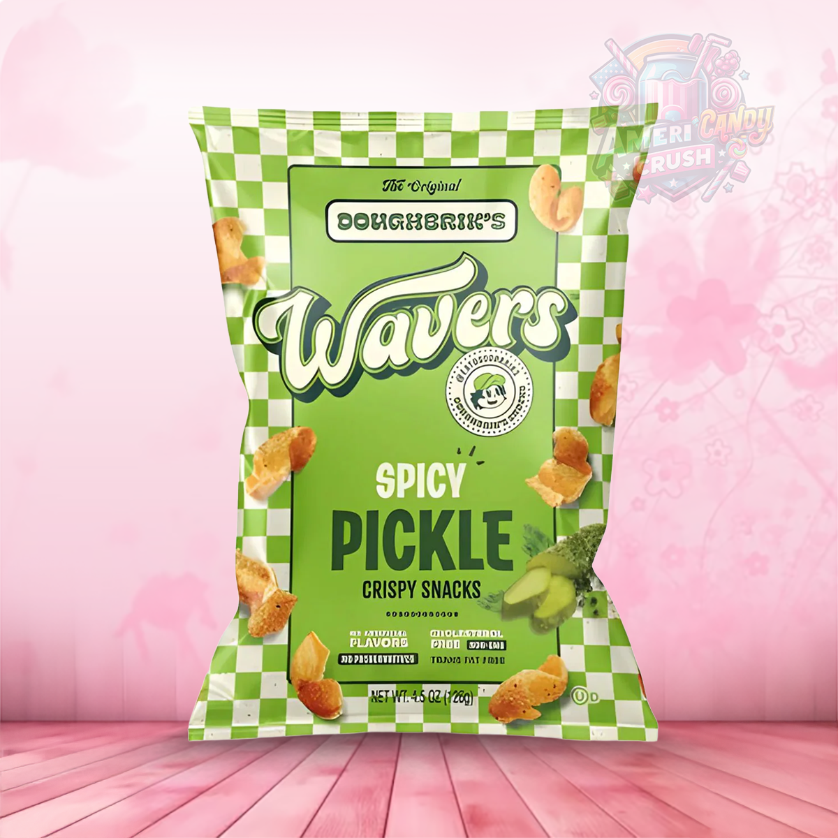 Doughbrik’s Spicy Pickle Wavers Crisps 126g – Viral David Doughbrik Snack