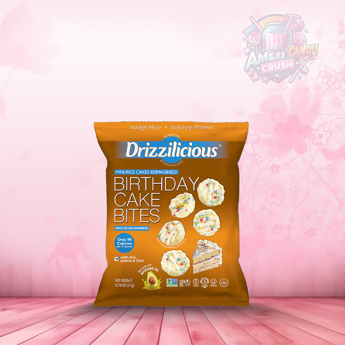 Drizzilicious Birthday Cake Bites21g