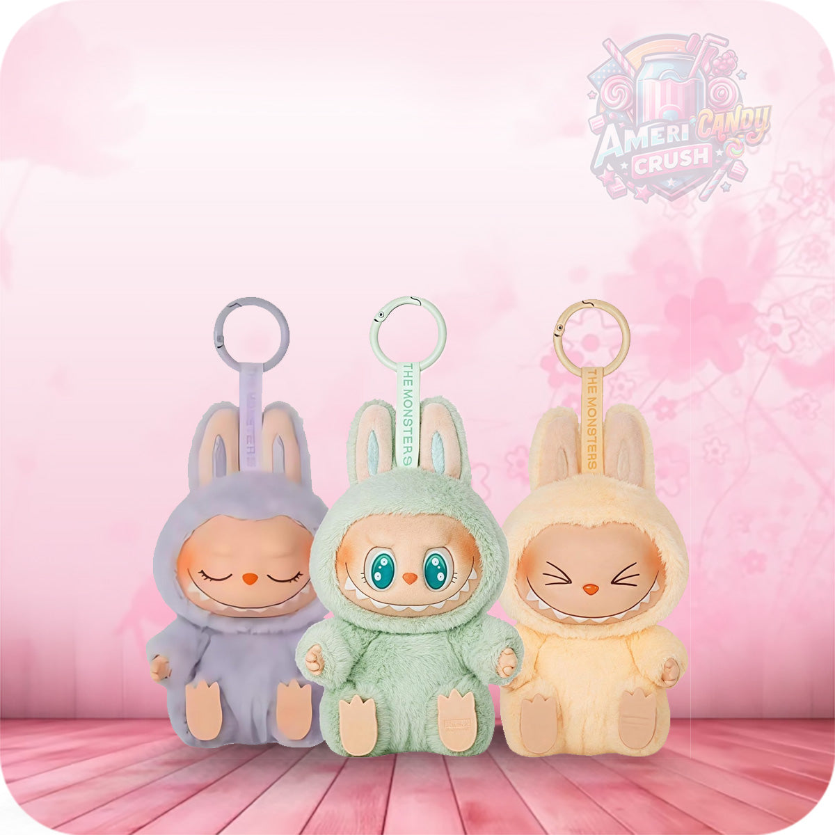 Labubu Keychain - Cute Plush Collectible Pendant