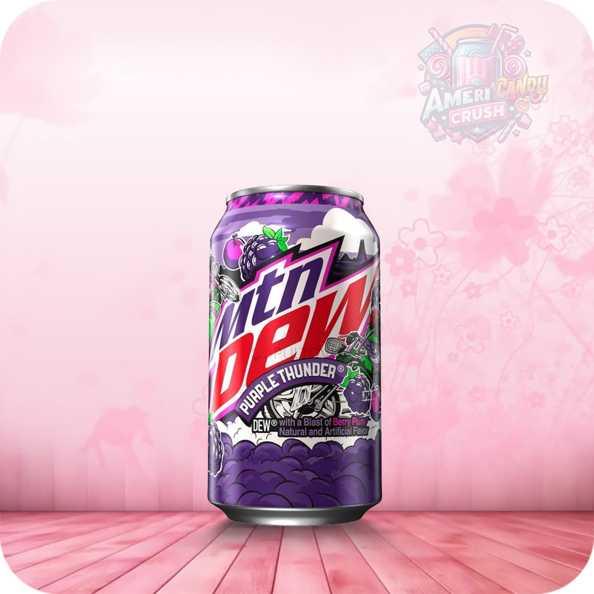 Mountain Dew Purple Thunder with a Blast of Berry Plum – Americandy
