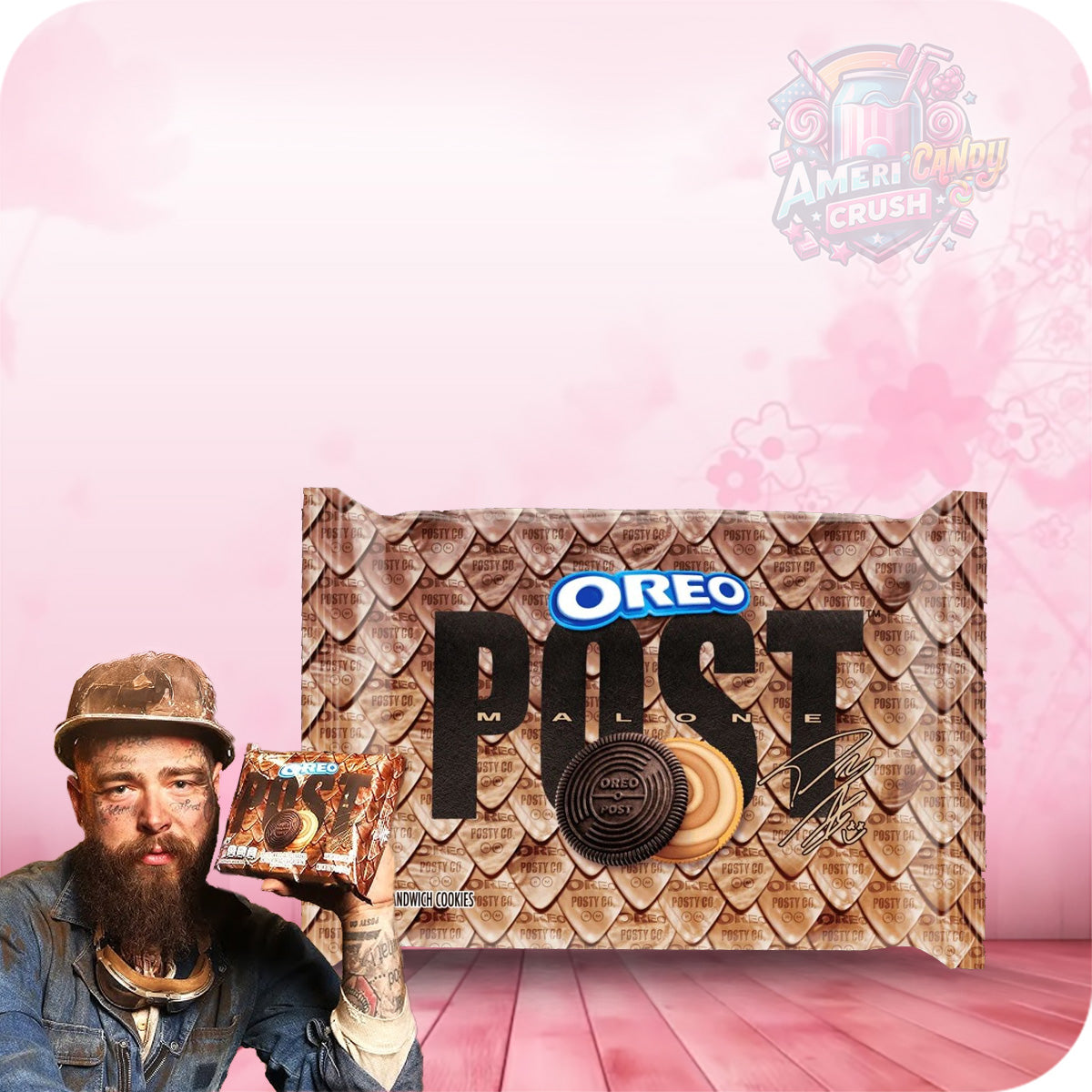 Oreo Limited Edition Post Malone Music Twist 10.68oz (303g)