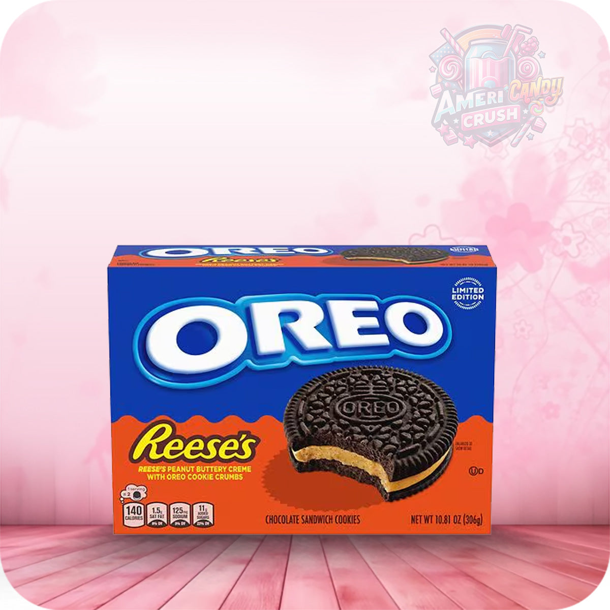 Oreo Reese's Peanut Butter Sandwich Cookies 10.81oz (306g)