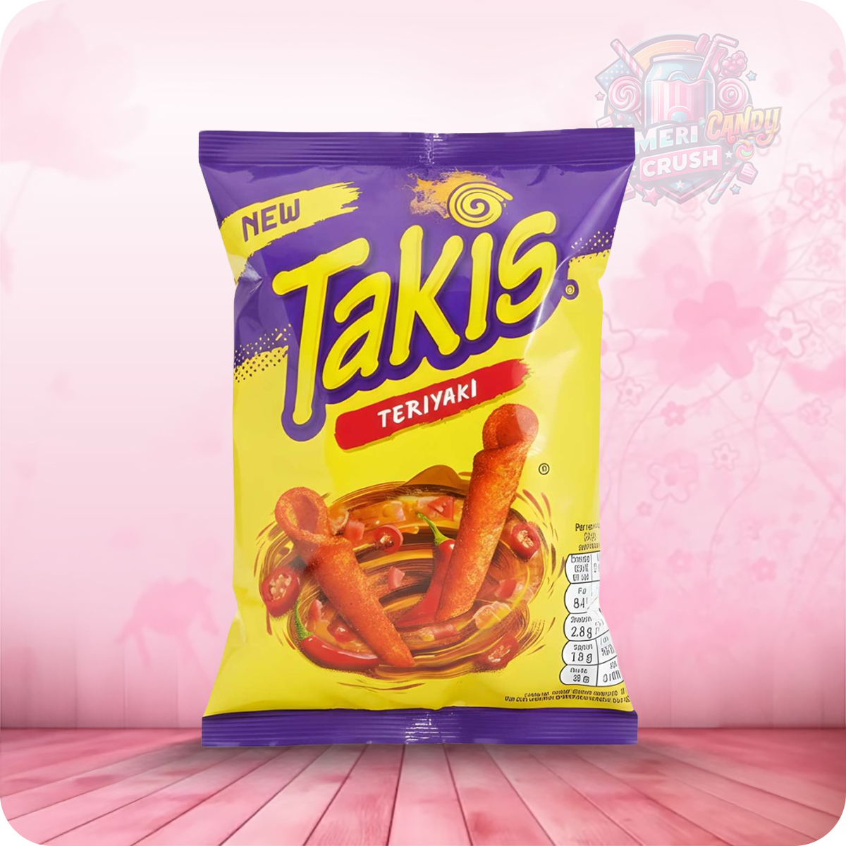 Takis - Teriyaki Flavour Fried Corn Snack - 180g Crispy