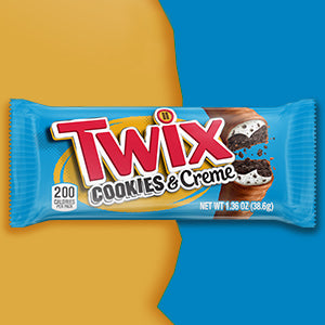 TWIX Cookies & Creme Sharing Size Candy Bar 77g