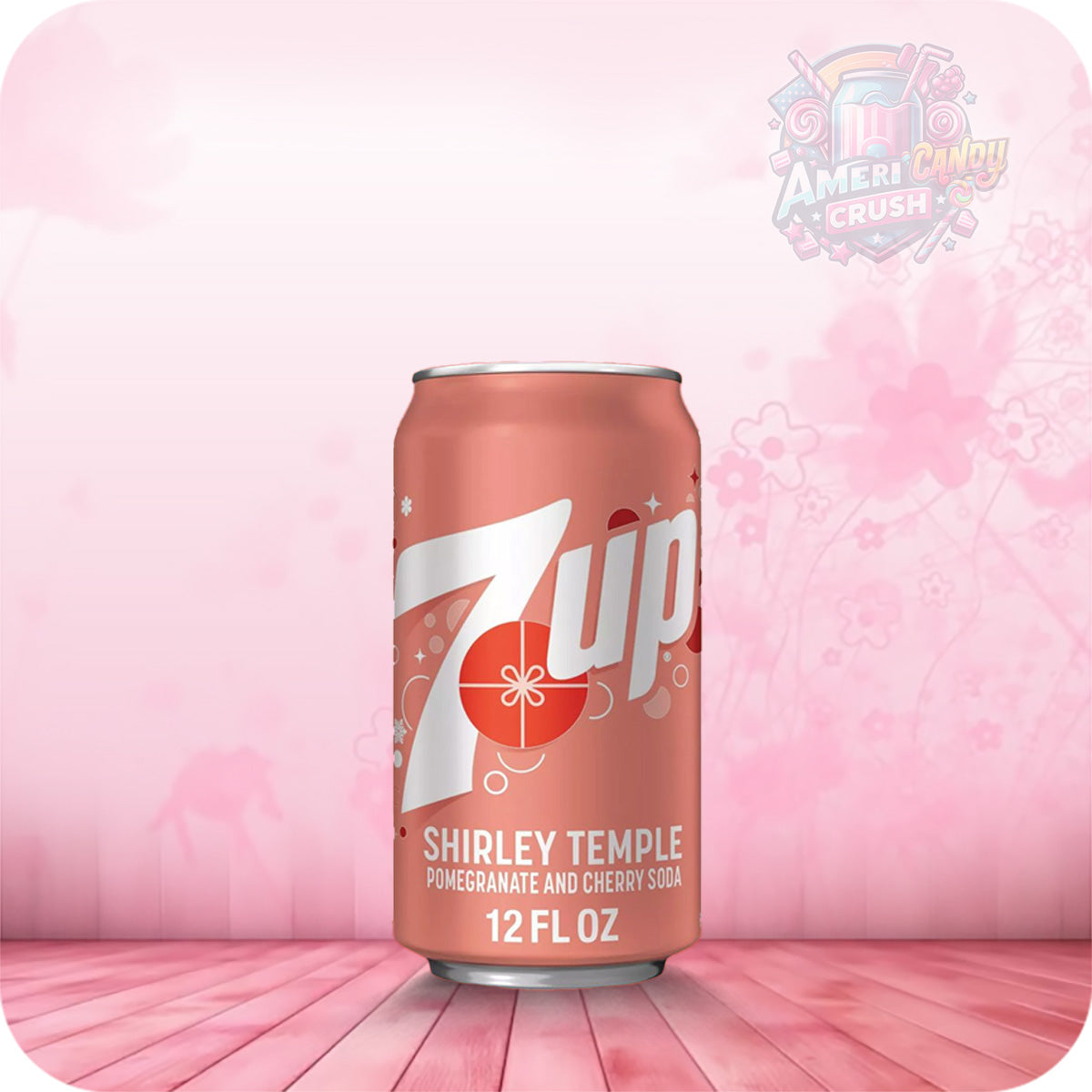7UP Limited Edition Shirley Temple Can 355ml