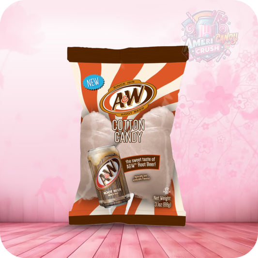 A&W Root Beer Cotton Candy 3.1oz (88g)