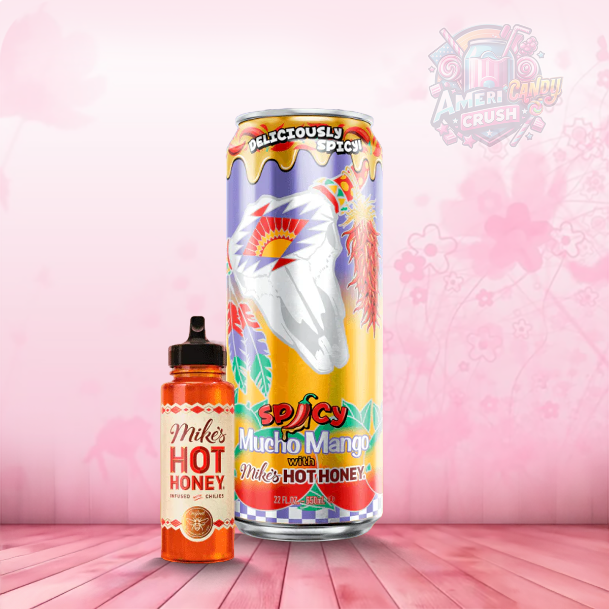 Arizona Spicy Mucho Mango With Mike's Hot Honey 22oz (650ml)