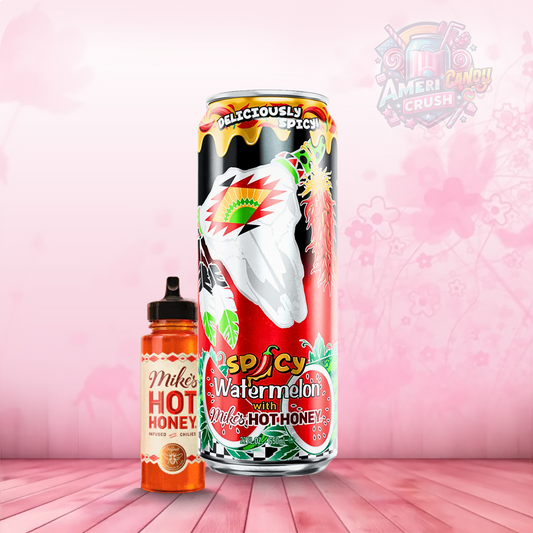 Arizona Spicy Watermelon With Mike's Hot Honey 22oz (650ml)