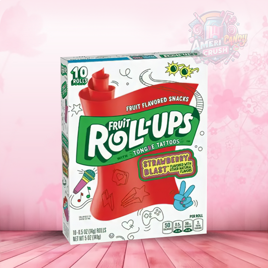 Betty Crocker Fruit Roll-ups Strawberry Blast 5oz (141g)