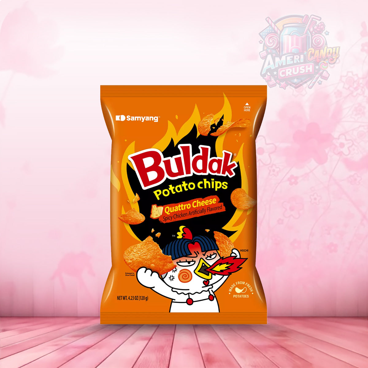 Buldak Cheese Flavour Potato Crisps 55g