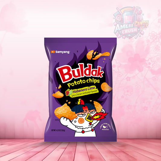 Buldak Chilli &amp; Lime Potato Crisps 55g