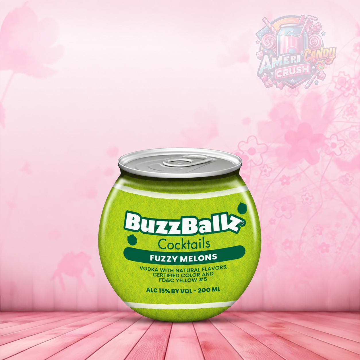 Buzzballz Cocktails Fuzzy Melons USA Imported 15% 200ml
