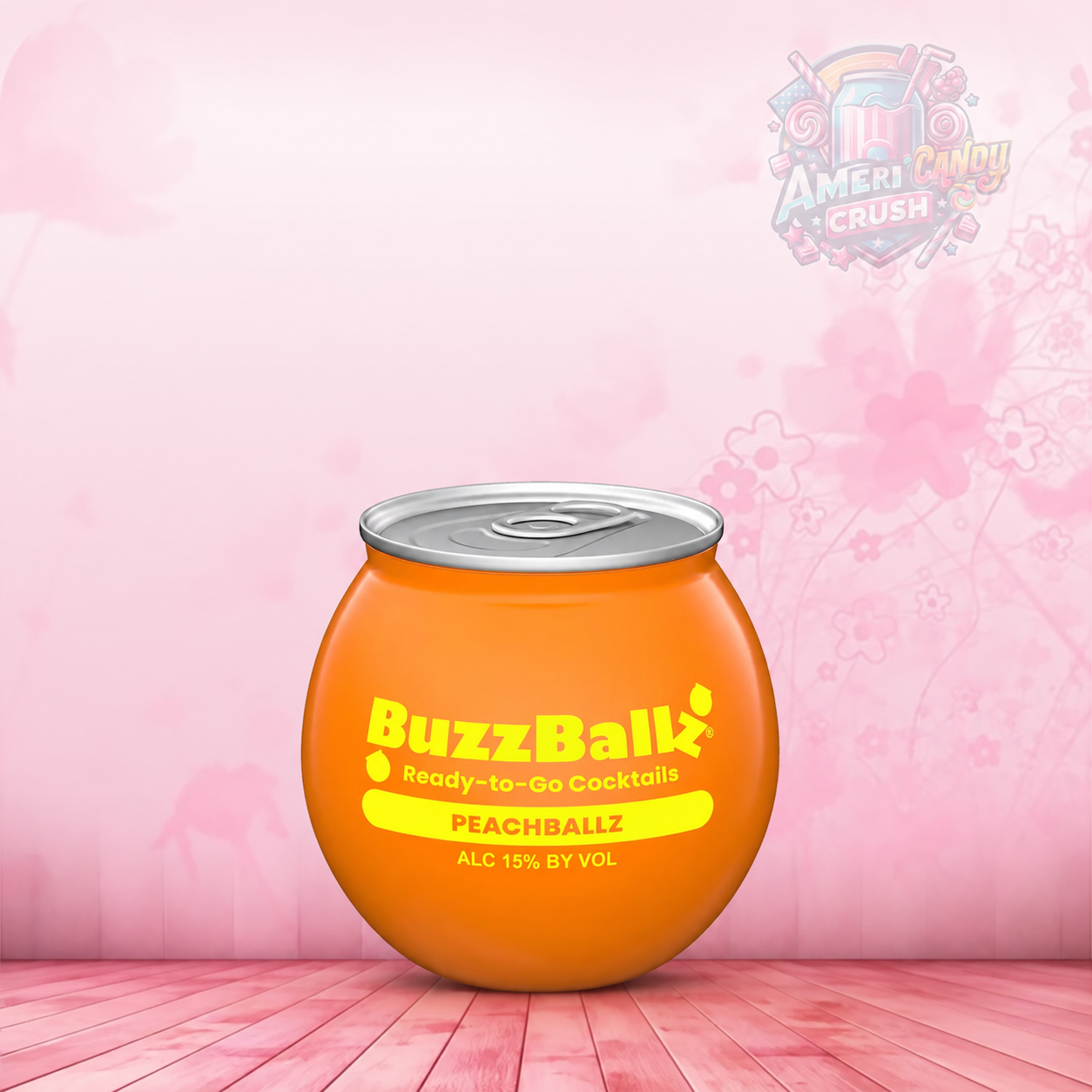Buzzballz Cocktails  PeachBallz USA Imported 15% 200ml