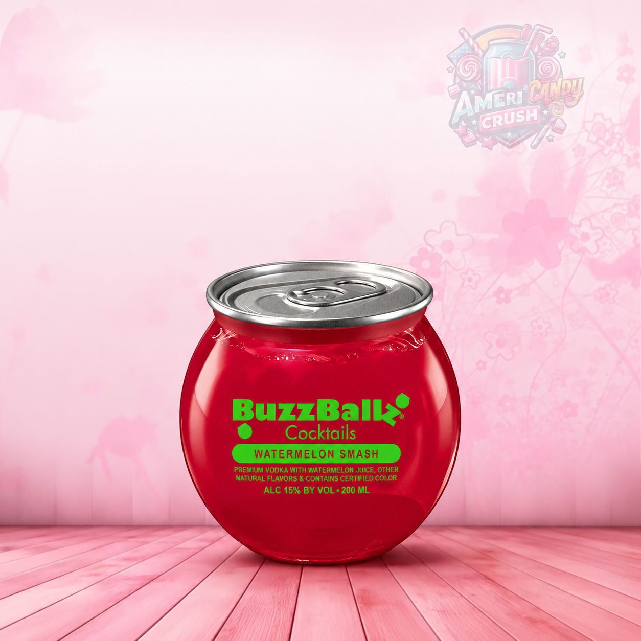 Buzzballz Cocktails Watermelon Smash USA Imported 15% 200ml