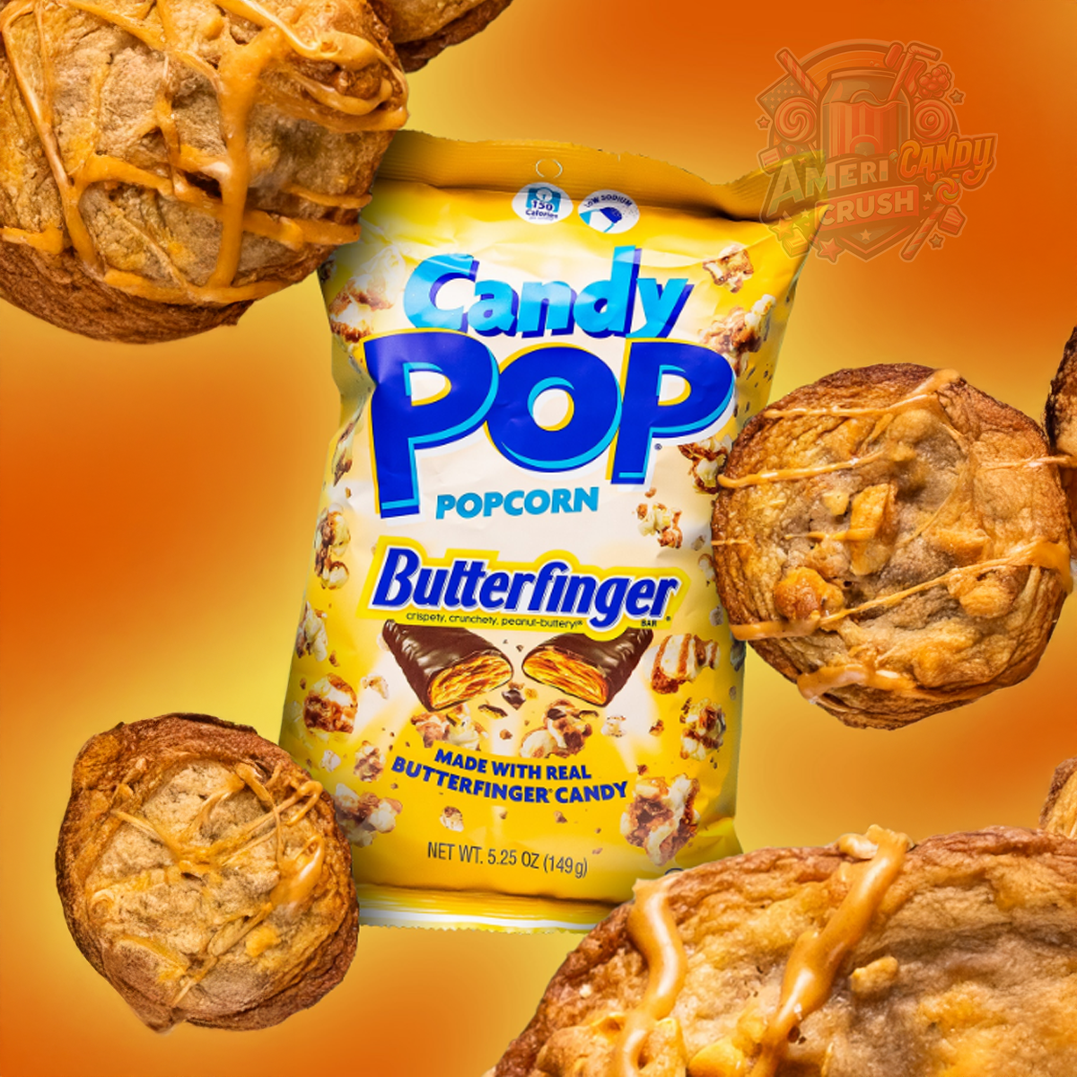 Candy Pop Popcorn Butterfinger 149g