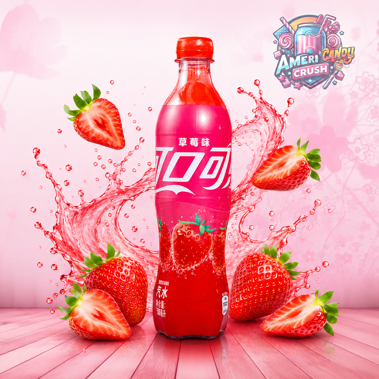 Coca Cola Strawberry China 500ml
