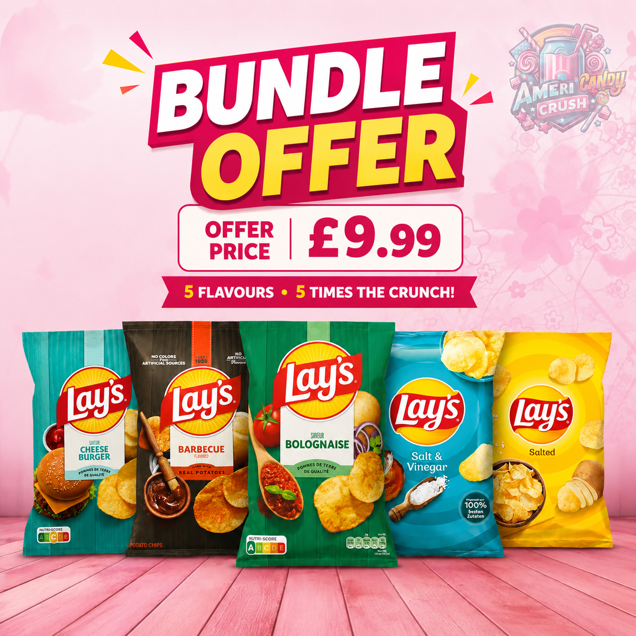 Lays Snack Bundle 5 Packs