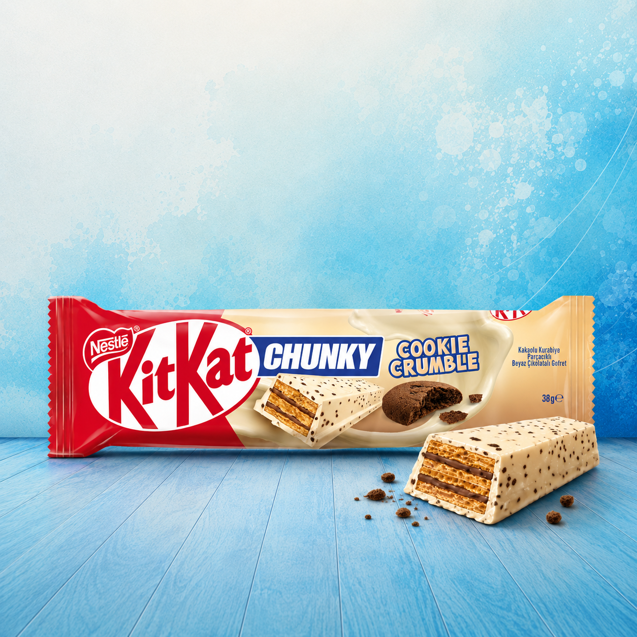 Nestle Kitkat Chunky Cookie Crumble Chocolat 38G Turkey