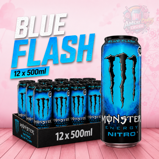 Monster Energy Drink Nitro Blue Flash