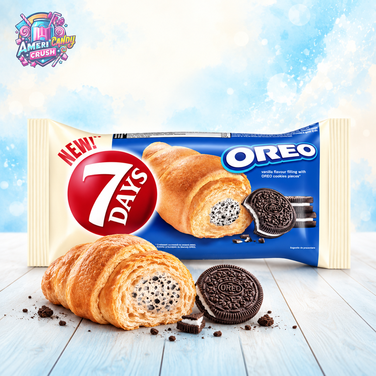 7 Days Oreo Cookies Croissant 70G Americandy
