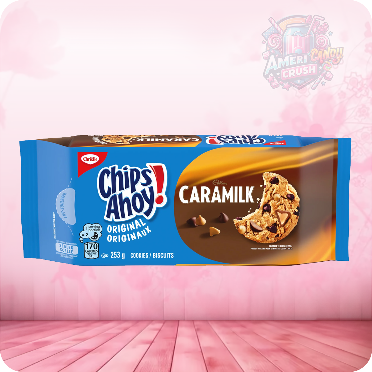 Chips Ahoy! Caramilk Canadian Version 253g - Original Cookies Biscuits Snack