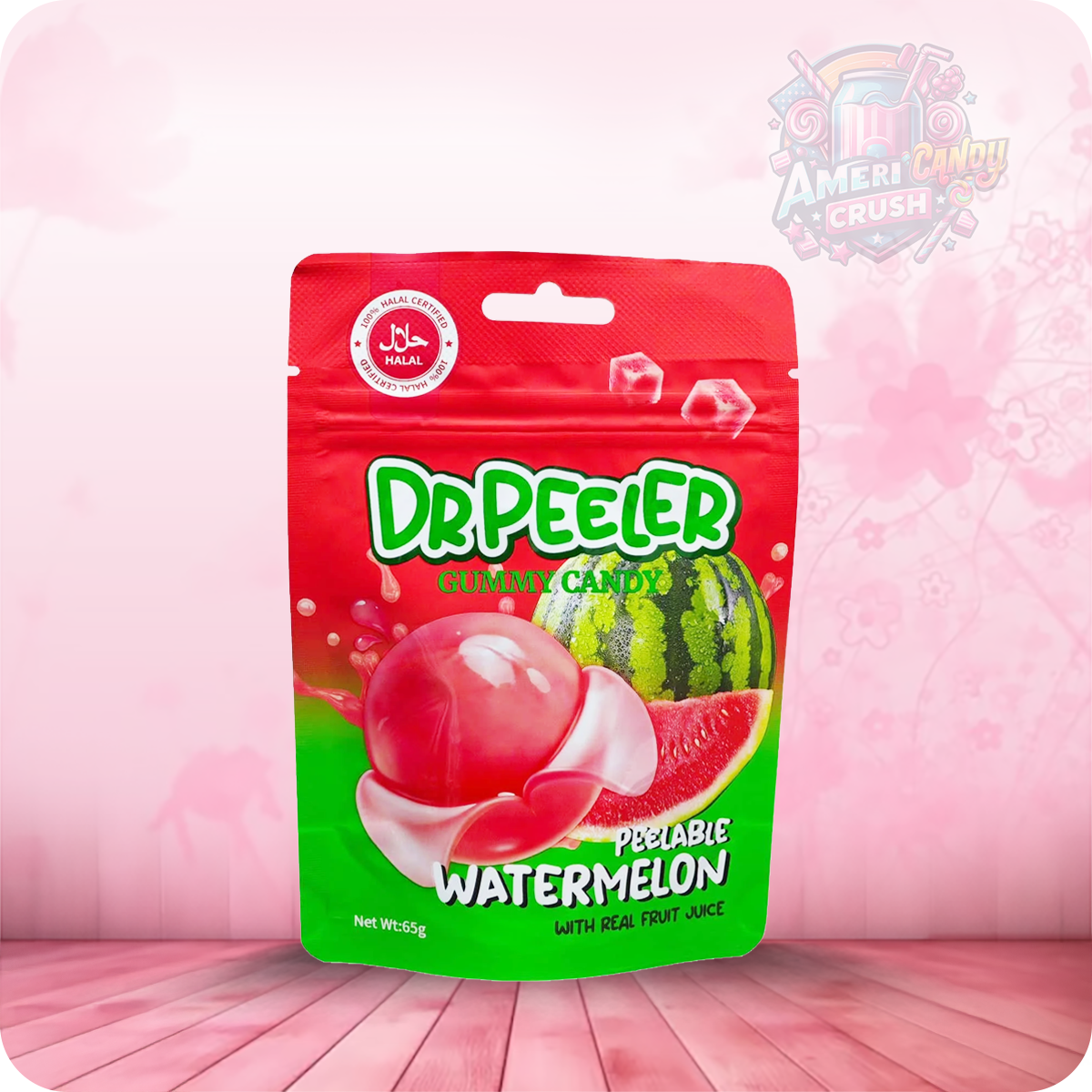 Dr Peeler Halal Gummy Candy Watermelon
