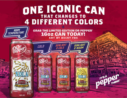 Dr Pepper Nola Colour Changing Limited Edition 473ml