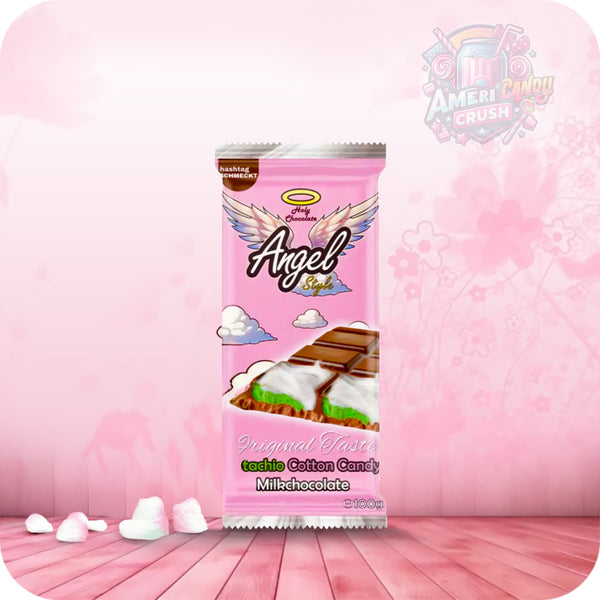 Dubai Style Chocolate Angel Holy 100g CottonCandy Pistachio Cream Milk Chocolate