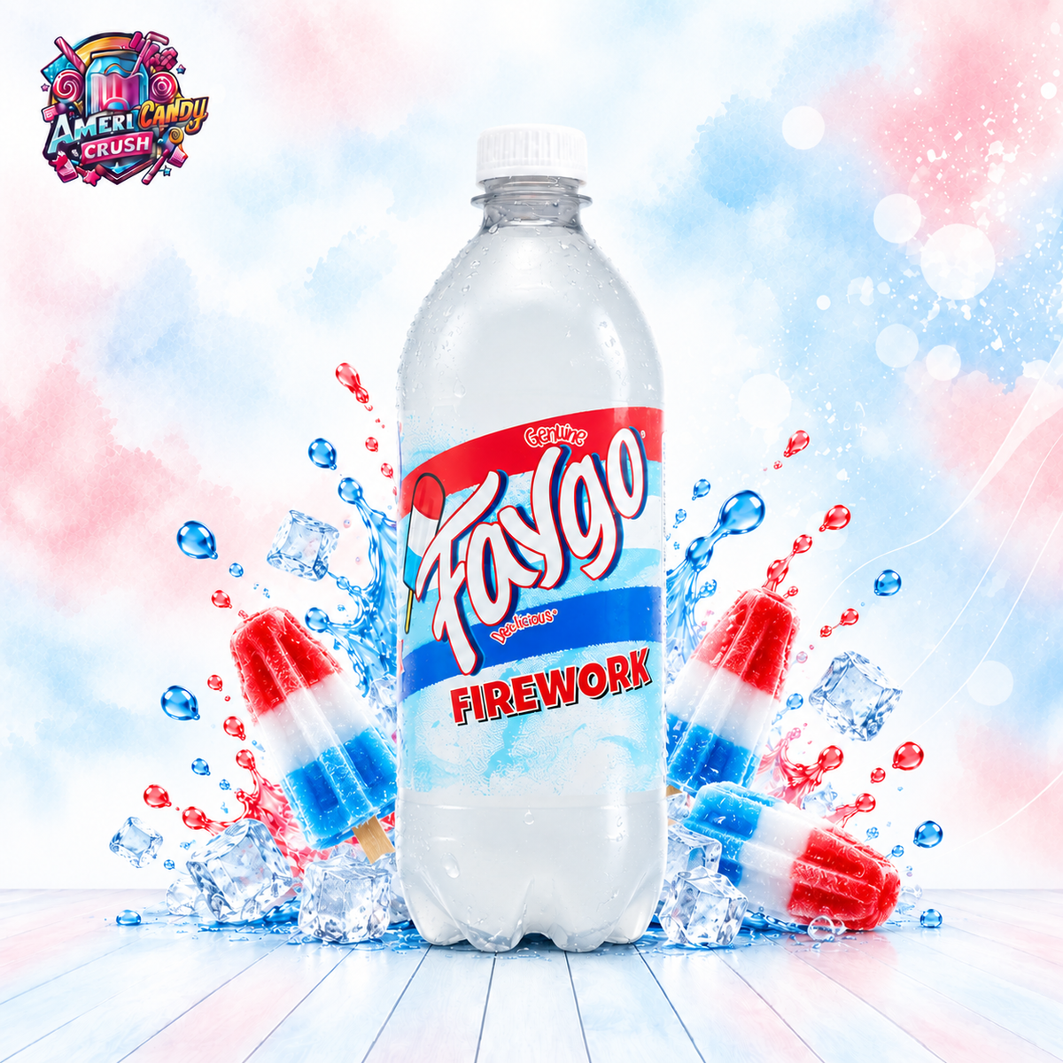 Faygo Firework 710ml – Cherry, Lime & Blue Raspberry American Soda Americandy