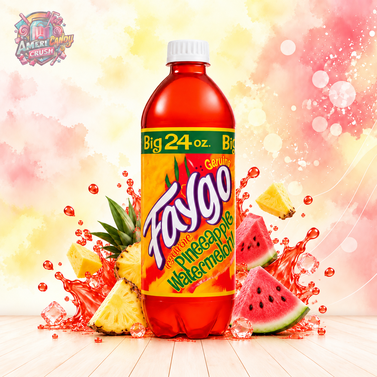 Faygo Pineapple Watermelon 710ml – American Soda UK Americandy