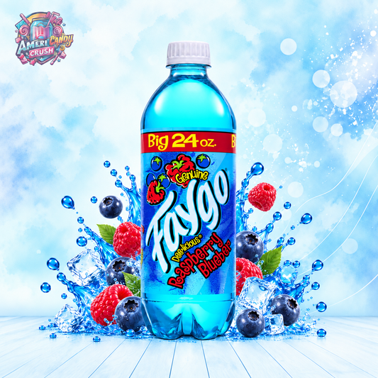 Faygo Raspberry Blueberry 710ml | American Soda UK Americandy