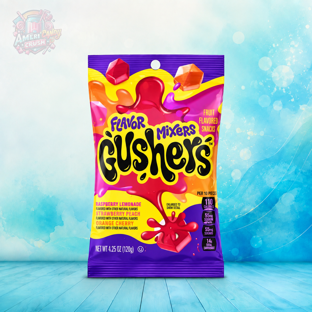 Gushers Flavor Mixers 120g American Fruit Snacks