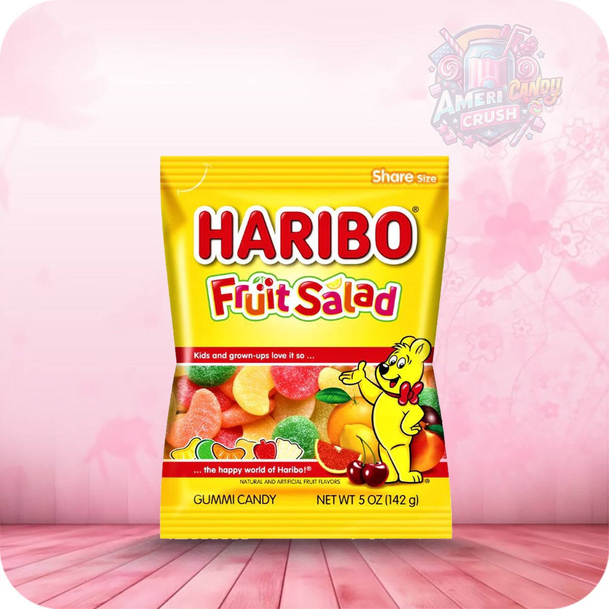 Haribo Fruit Salad Peg Bag - 5oz (142g)