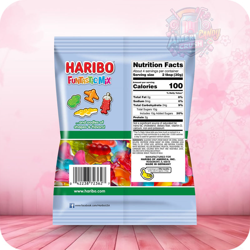 Haribo Funtastic Mix Peg Bag 5oz (142g)