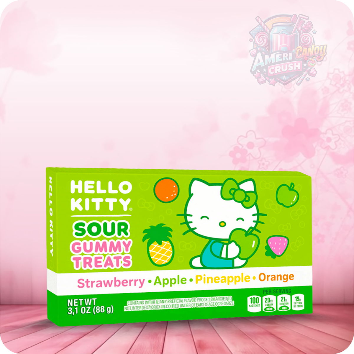 Hello Kitty Sour Gummy Treats Theatre Box 88g