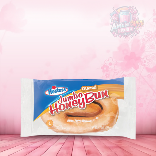Hostess Jumbo Glazed Honey Bun Single Serve 4.75oz (135g)