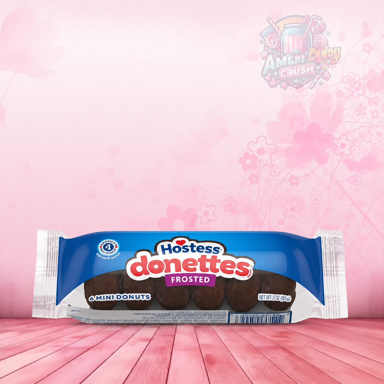 Hostess Mini Donettes 6pk - Frosted Chocolate - 3oz (85g)