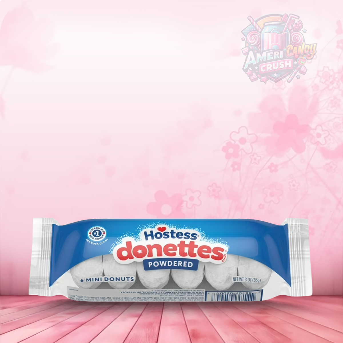 Hostess Powdered Sugar Mini Donettes 6pk