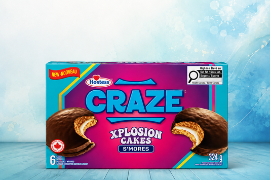 Hostess Craze Xplosion Cakes S'mores 6Pk 324g - SINGLE