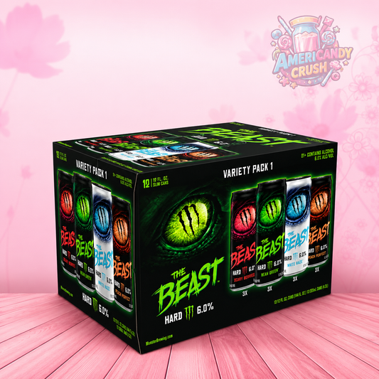Monster Alcohol 6% The Beast 7 Flavours and Variety Pack