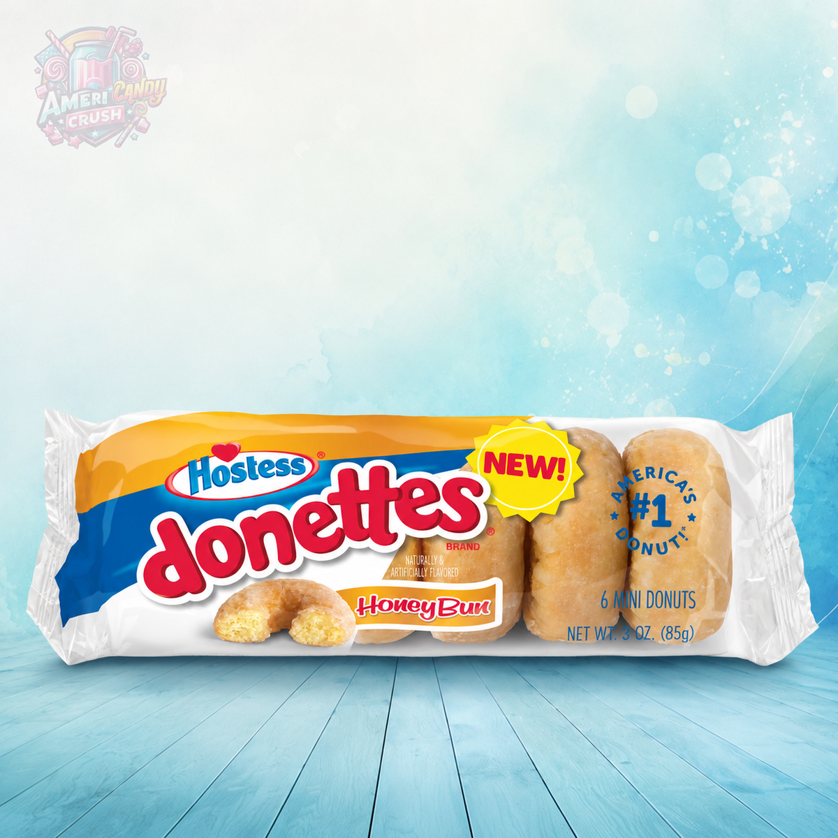 Hostess Honey Bun Mini Donettes 6 Packs 85g