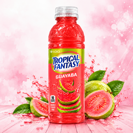 Tropical Fantasy Guayaba (Guava) Juice Drink 591ml – USA Import Americandy