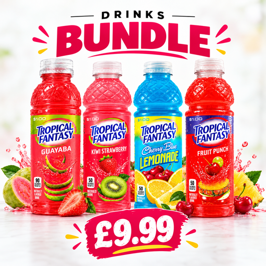 Tropical Fantasy Drinks Bundle – 4 x 591ml | USA Drinks Americandy