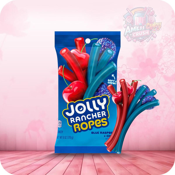 Jolly Rancher Ropes Blue Raspberry + Cherry or Watermelon + Green Apple