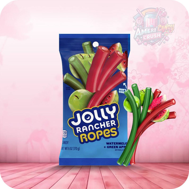Jolly Rancher Ropes Blue Raspberry + Cherry or Watermelon + Green Apple