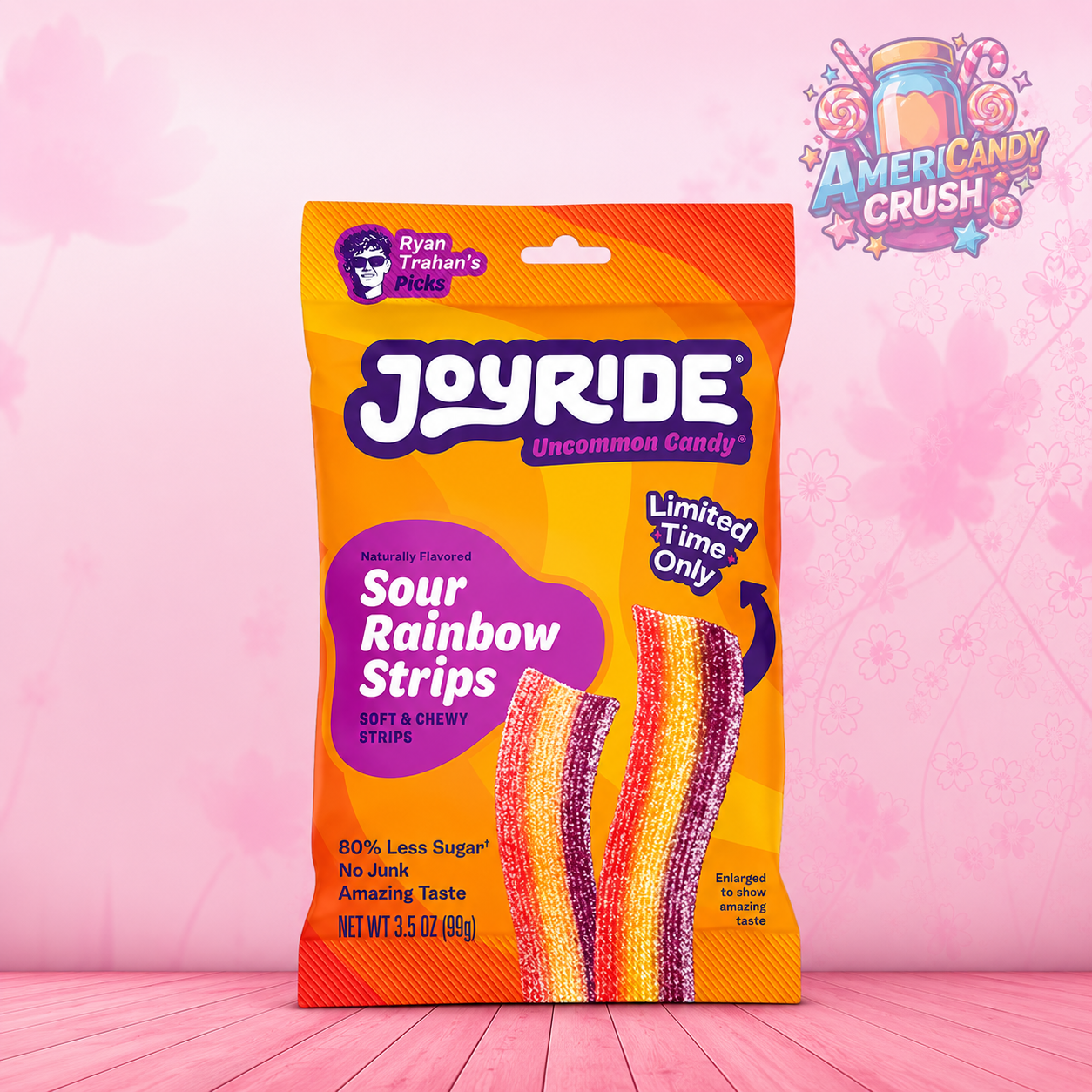 Joyride Sour Rainbow Strips 99g
