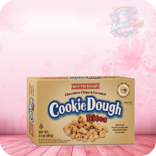 Just the Dough Cookie Dough Choc Chip and Caramel Theatre Box 88 gram