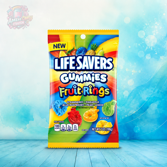 Life Savers Gummies Fruit Rings 198g American Fruit Gummy Candy