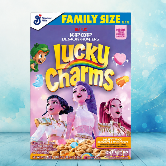 Lucky Charms KPop HUNTRIX Peach Mango 298g